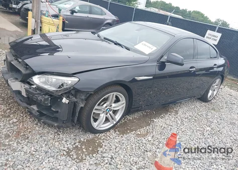 2014 BMW 640I Gran Coupe xDrive z USA, uszkodzony, nr VIN WBA6B8C58ED452835